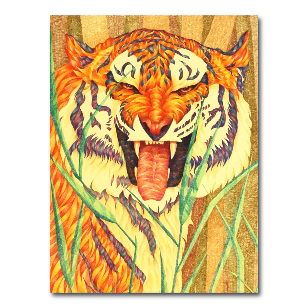AUTO-MOCKUP WHITE | tiger's fury | 1 Piece | Gallery Wrap Canvas | group=3x4
