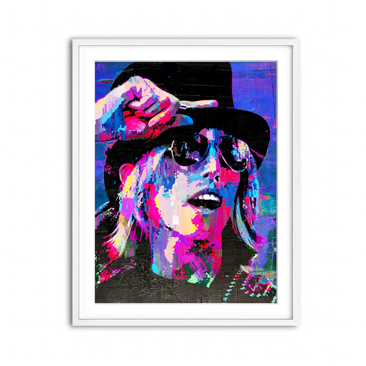 Framed Print 3x4 White