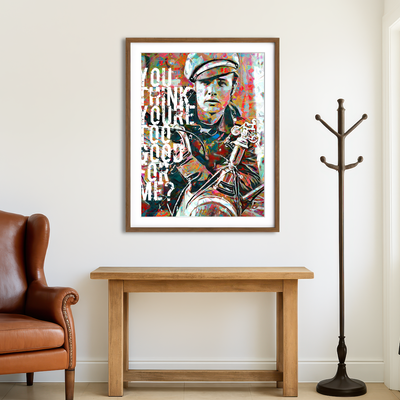 AUTO-MOCKUP ROOM | Too Good for Me Wall Art