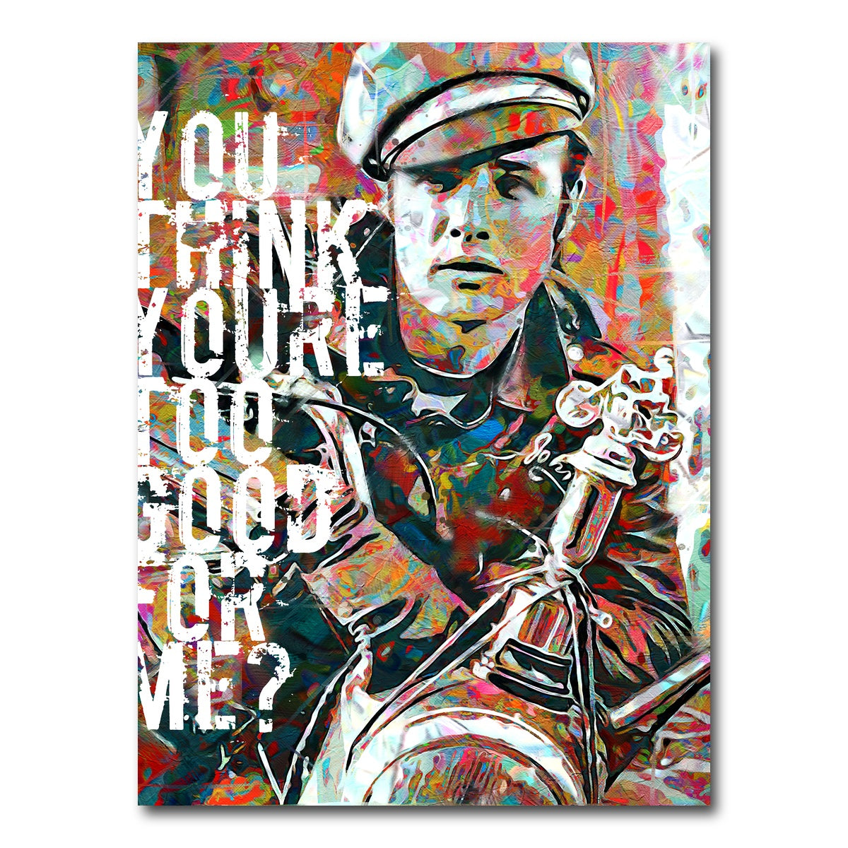 AUTO-MOCKUP WHITE | too good for me | 1 Piece | Gallery Wrap Canvas | group=3x4