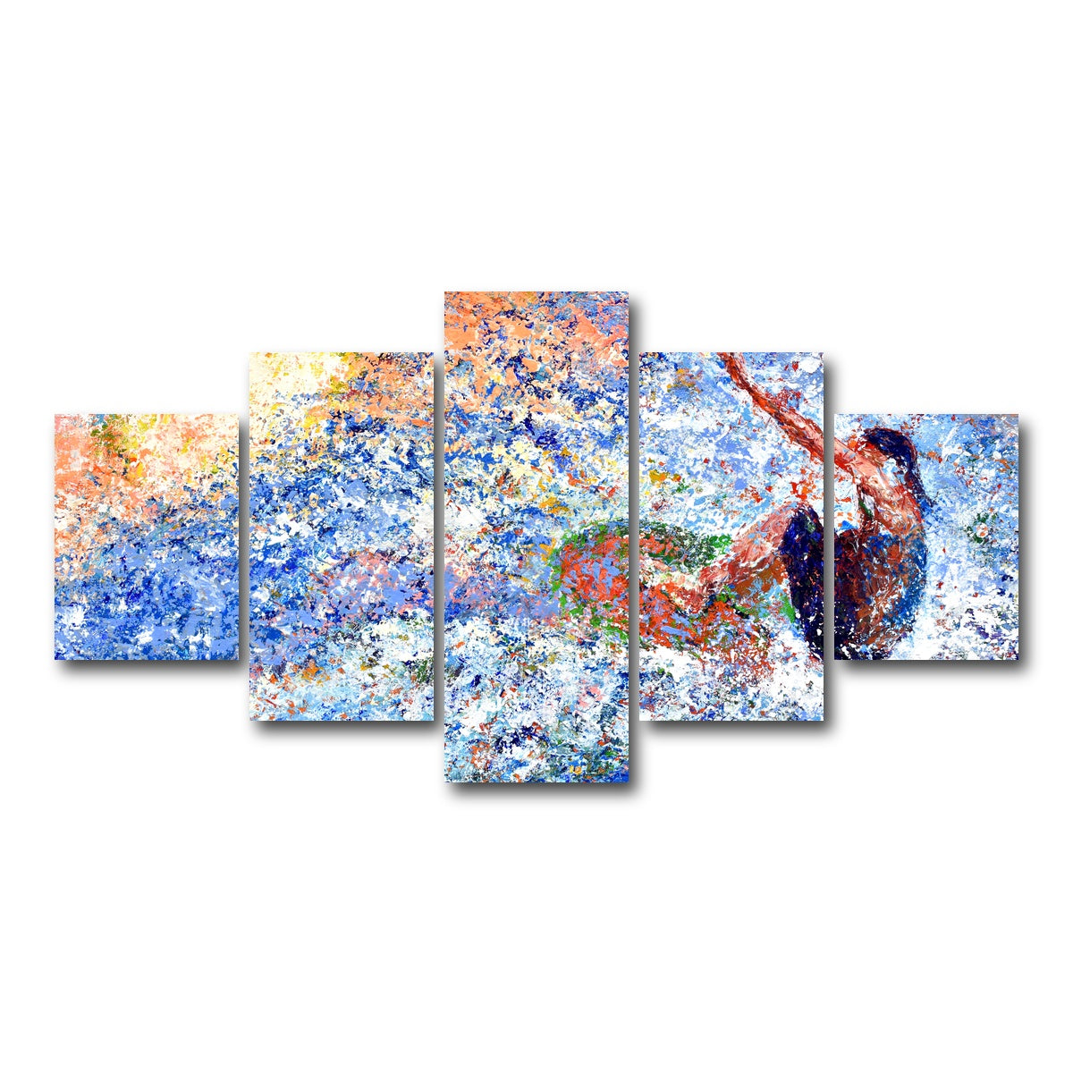 AUTO-MOCKUP WHITE | touch the sun | 5 Piece | Gallery Wrap Canvas | group=5_short