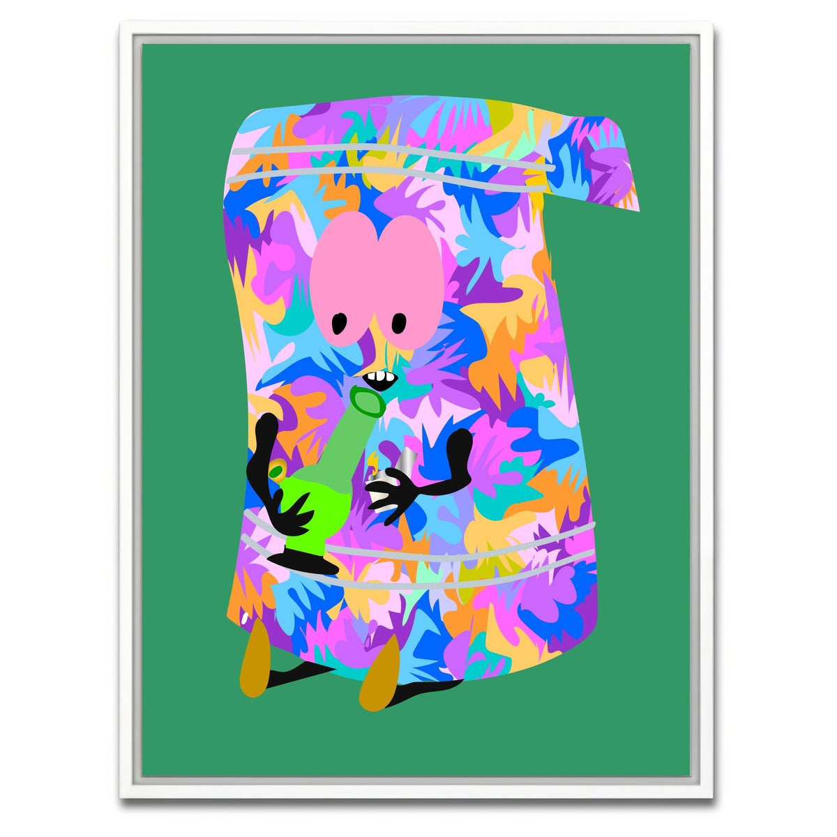 AUTO-MOCKUP WHITE | towlie | 1 Piece | White Framed Canvas | group=3x4