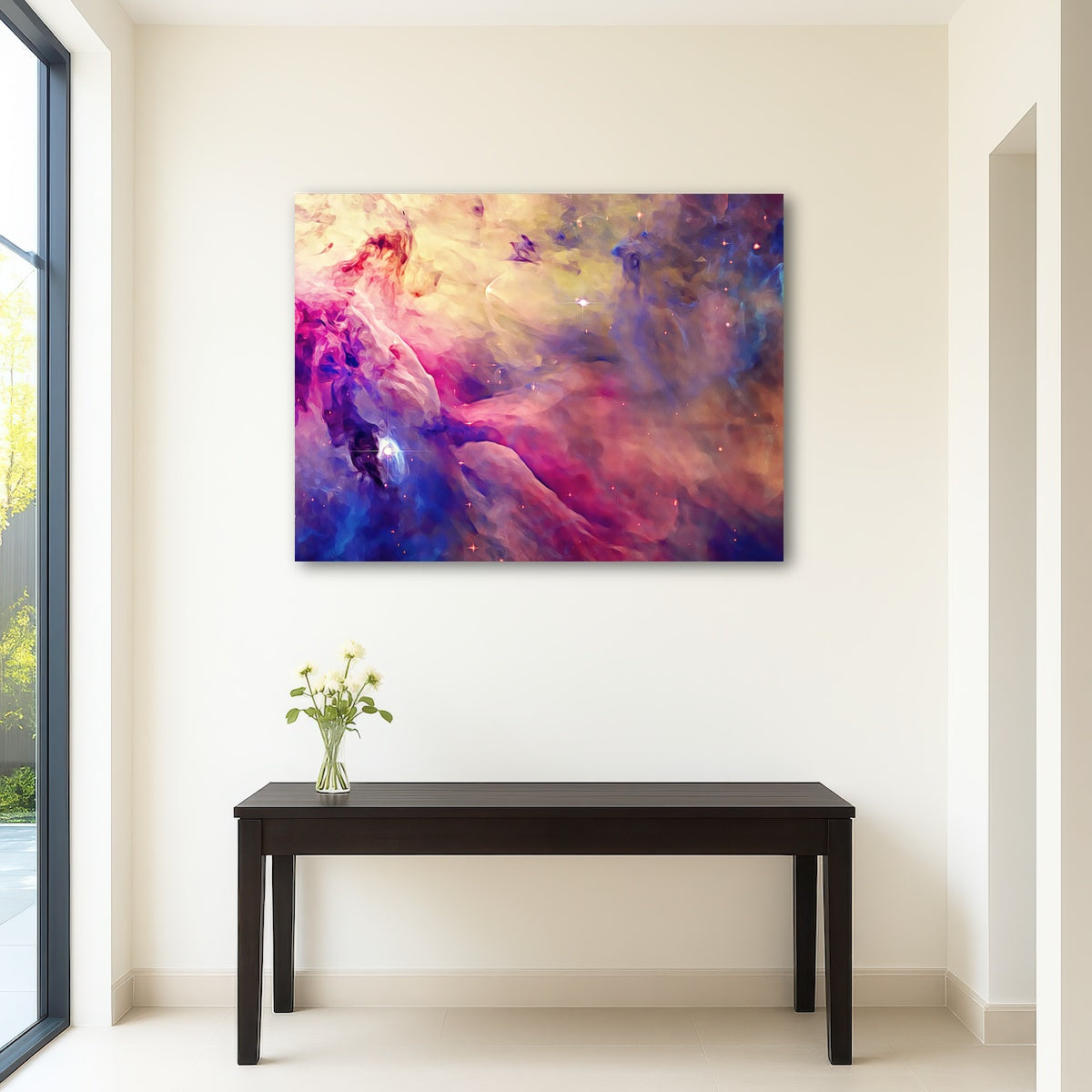 AUTO-MOCKUP ROOM | translucent cosmic clouds