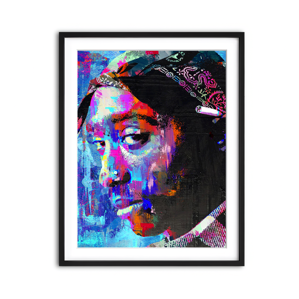Framed Print 3x4 Black