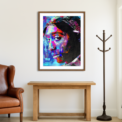 AUTO-MOCKUP ROOM | Tupac Final Wall Art