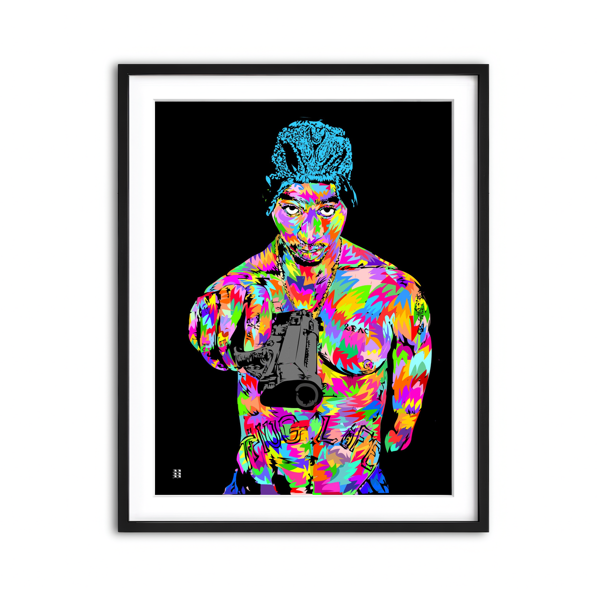 Framed Print 3x4 Black