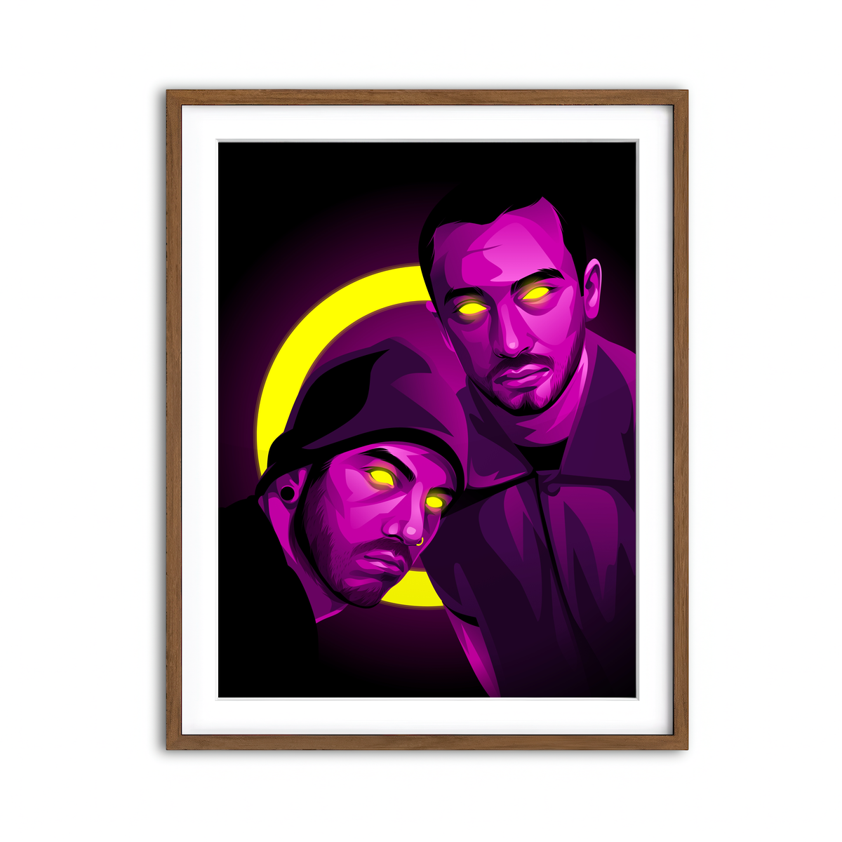 Framed Print 3x4 Walnut