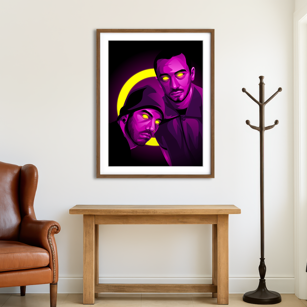 AUTO-MOCKUP ROOM | Twenty One Pilots Wall Art