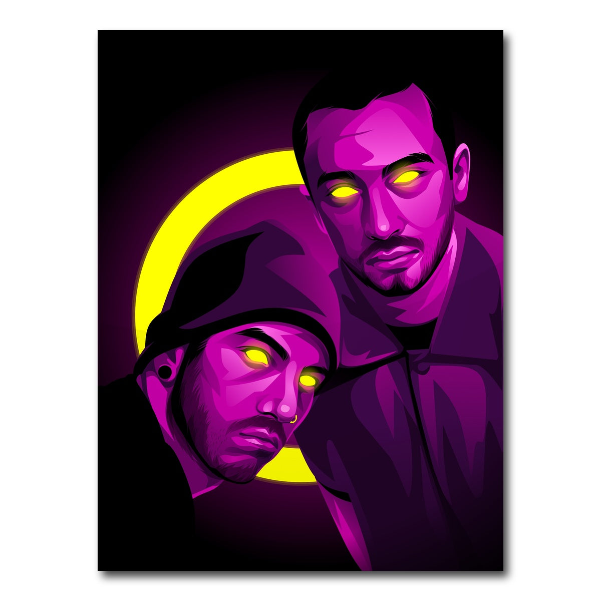 AUTO-MOCKUP WHITE | twenty one pilots | 1 Piece | Gallery Wrap Canvas | group=3x4