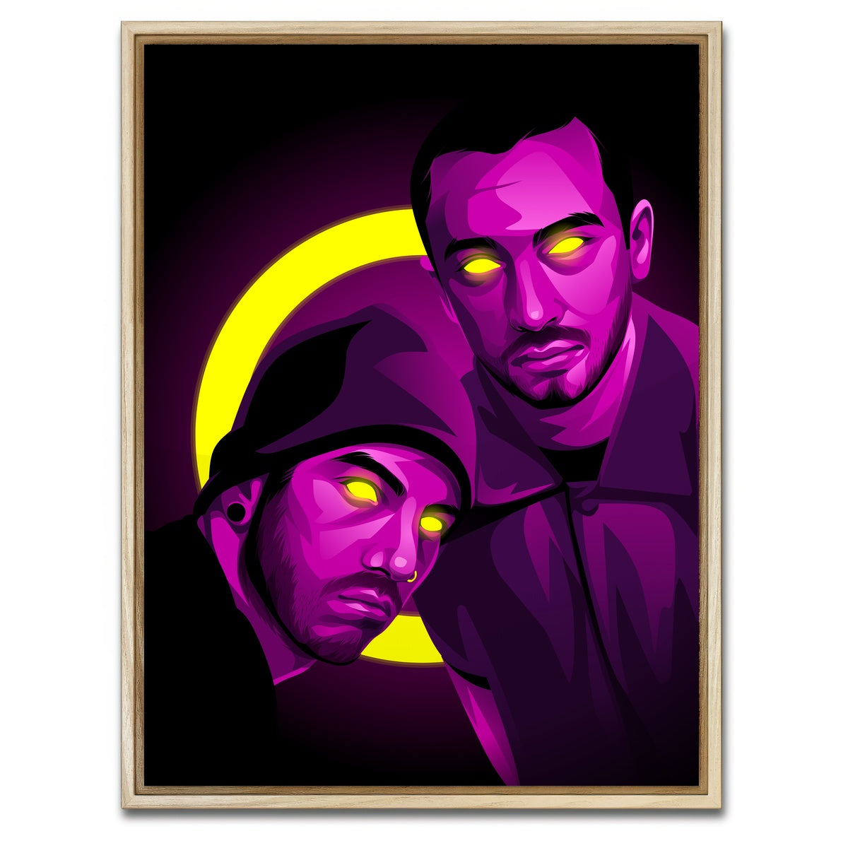 AUTO-MOCKUP WHITE | twenty one pilots | 1 Piece | Natural Framed Canvas | group=3x4