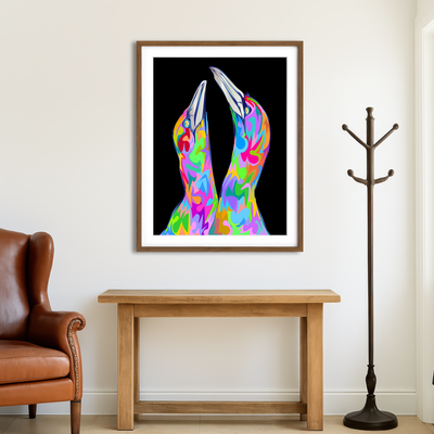 AUTO-MOCKUP ROOM | Twin Birds Wall Art