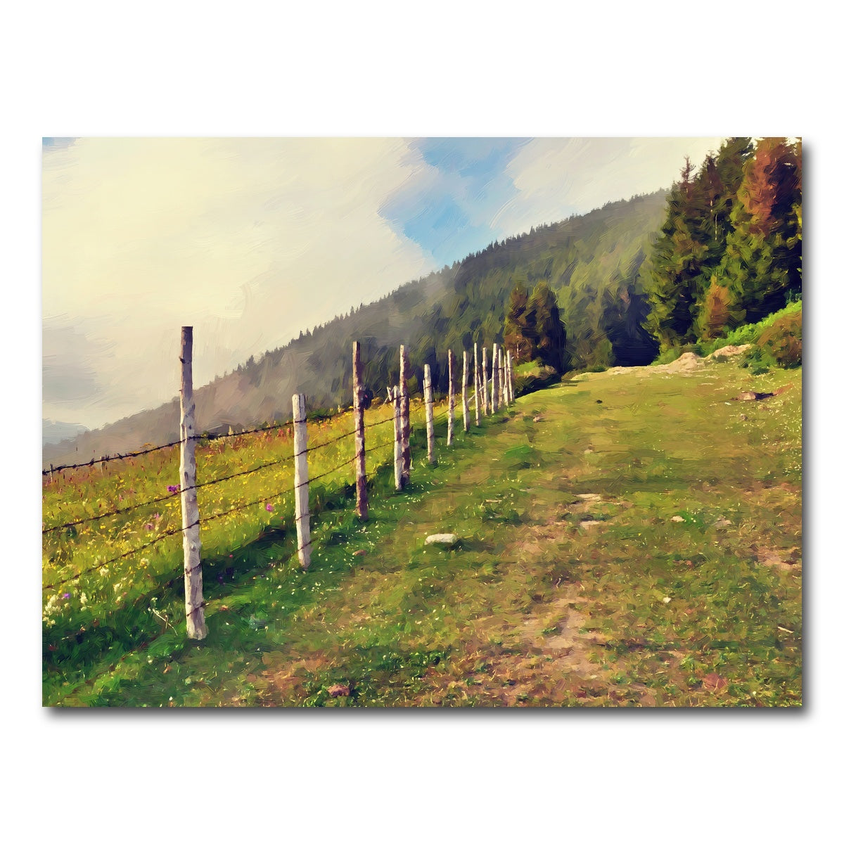 AUTO-MOCKUP WHITE | uphill climb | 1 Piece | Gallery Wrap Canvas | group=4x3
