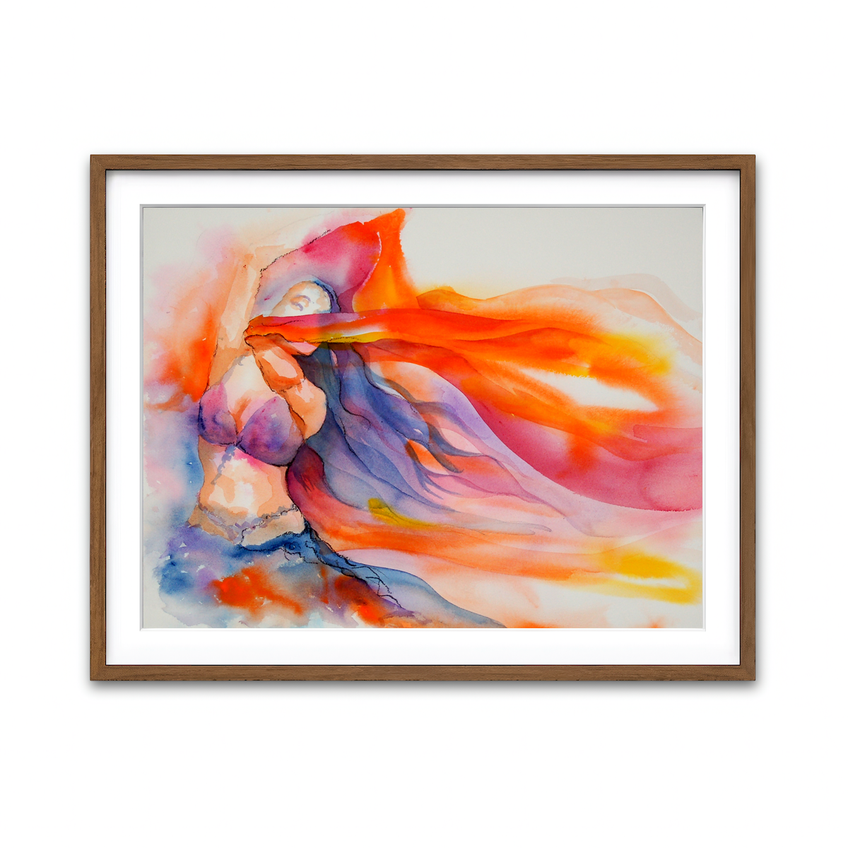 Framed Print 4x3 Walnut