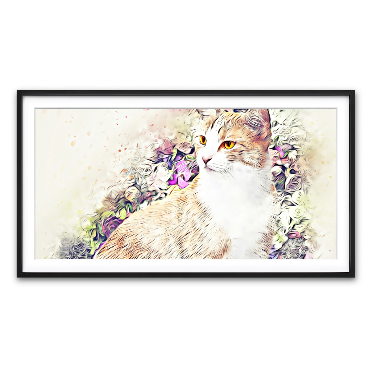 Framed Print 2x1 Black