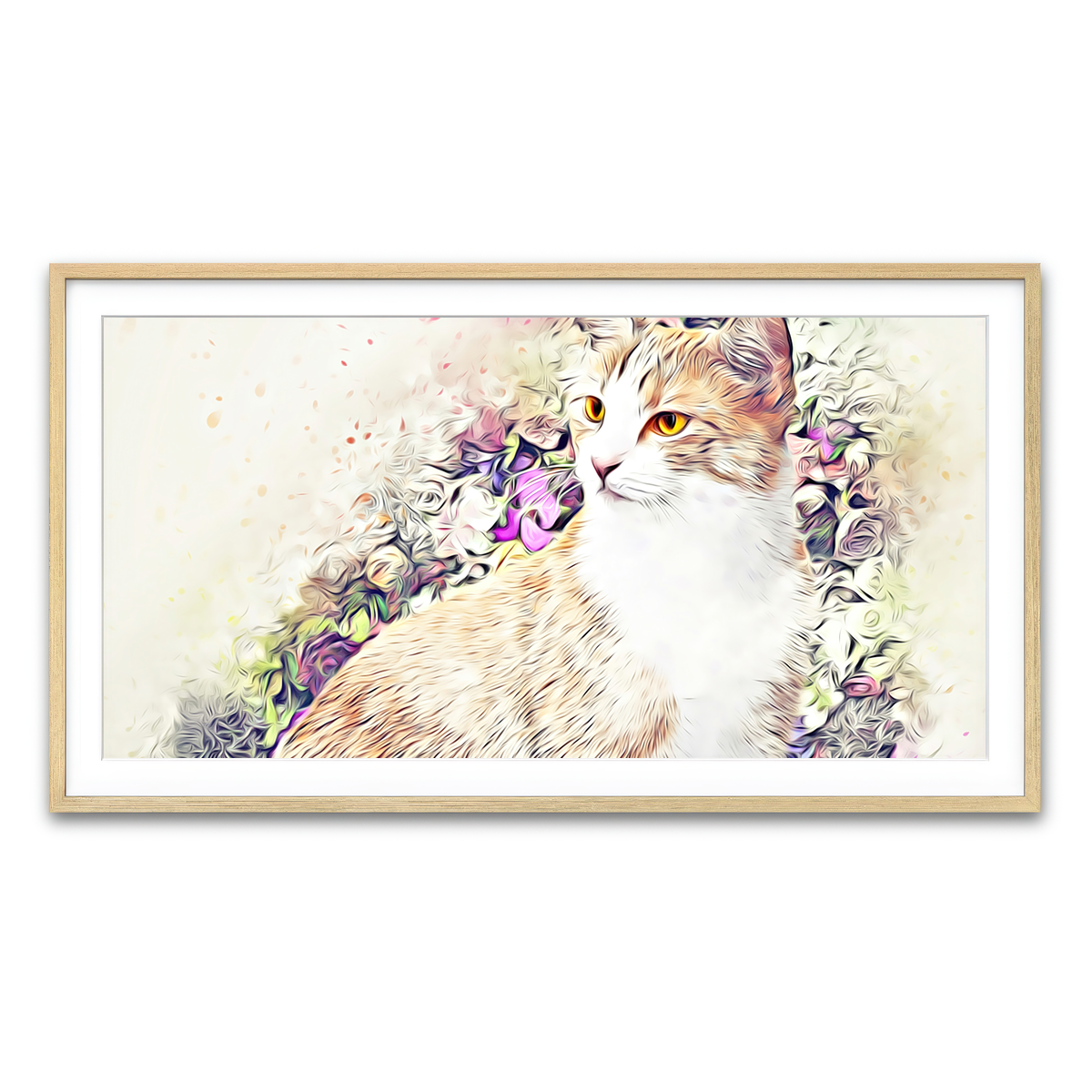 Framed Print 2x1 Natural