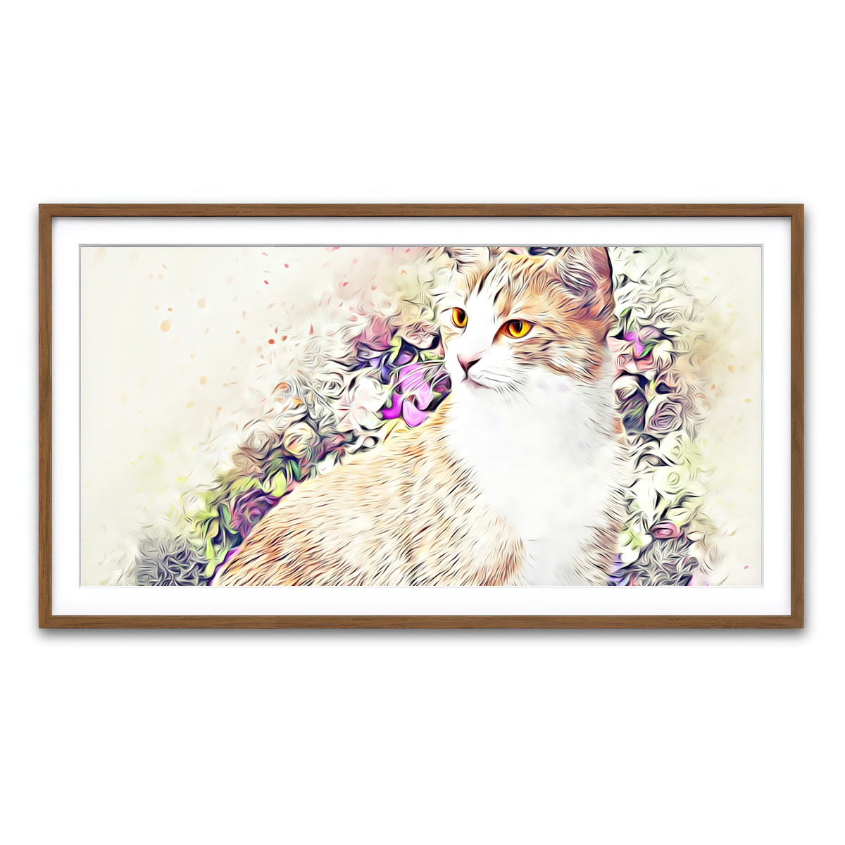 Framed Print 2x1 Walnut