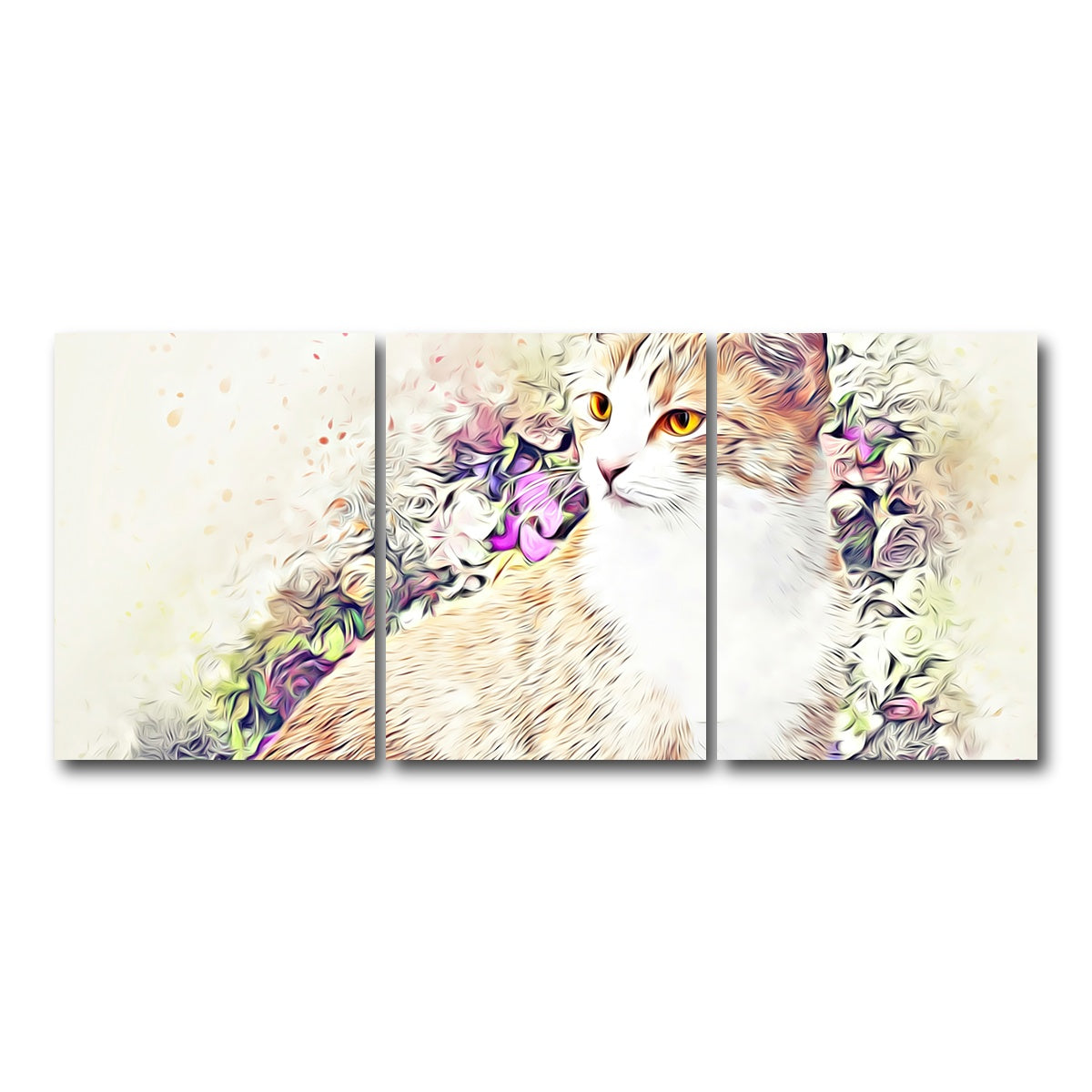 AUTO-MOCKUP WHITE | victorian cat | 3 Piece | Gallery Wrap Canvas | group=18x24