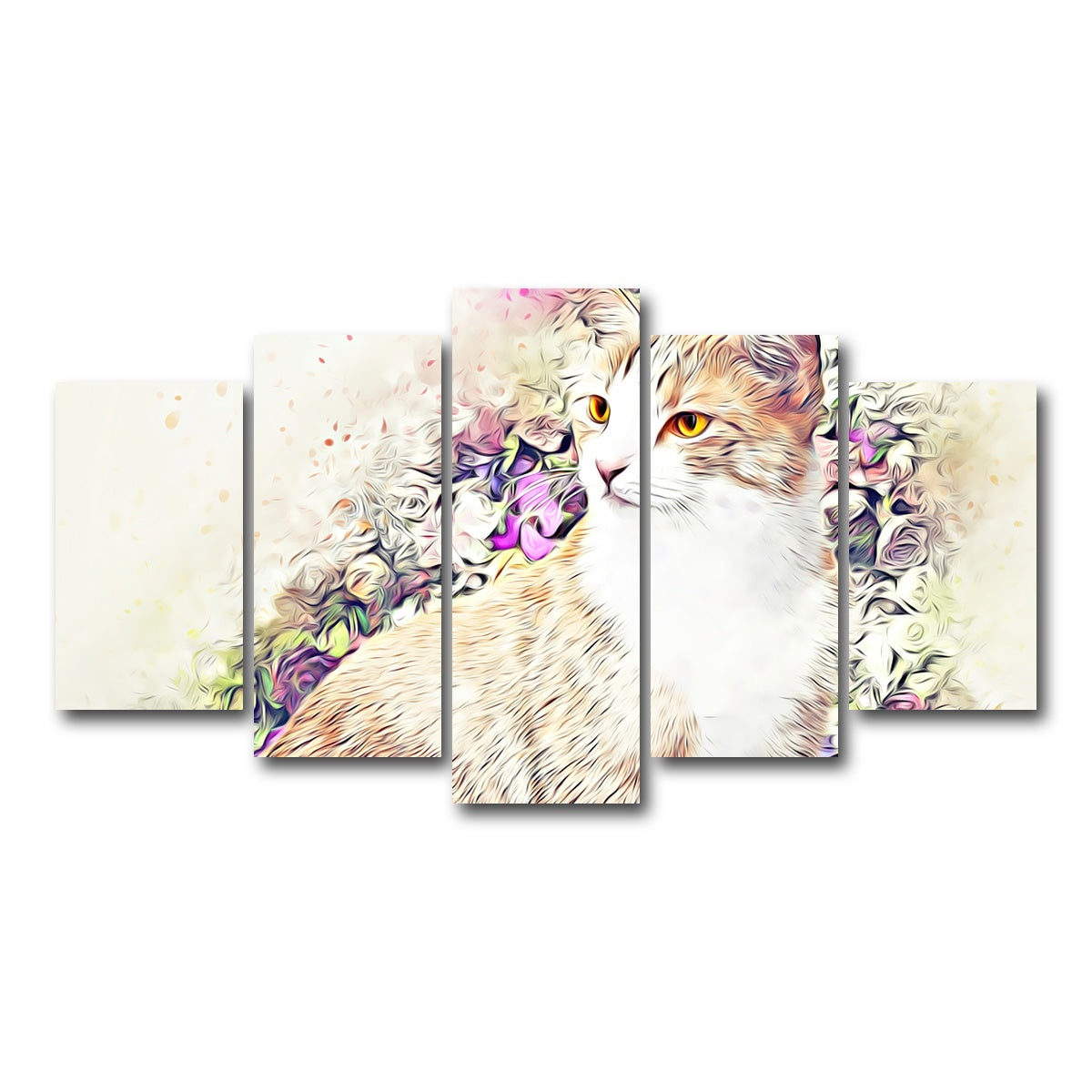 AUTO-MOCKUP WHITE | victorian cat | 5 Piece | Gallery Wrap Canvas | group=5_normal