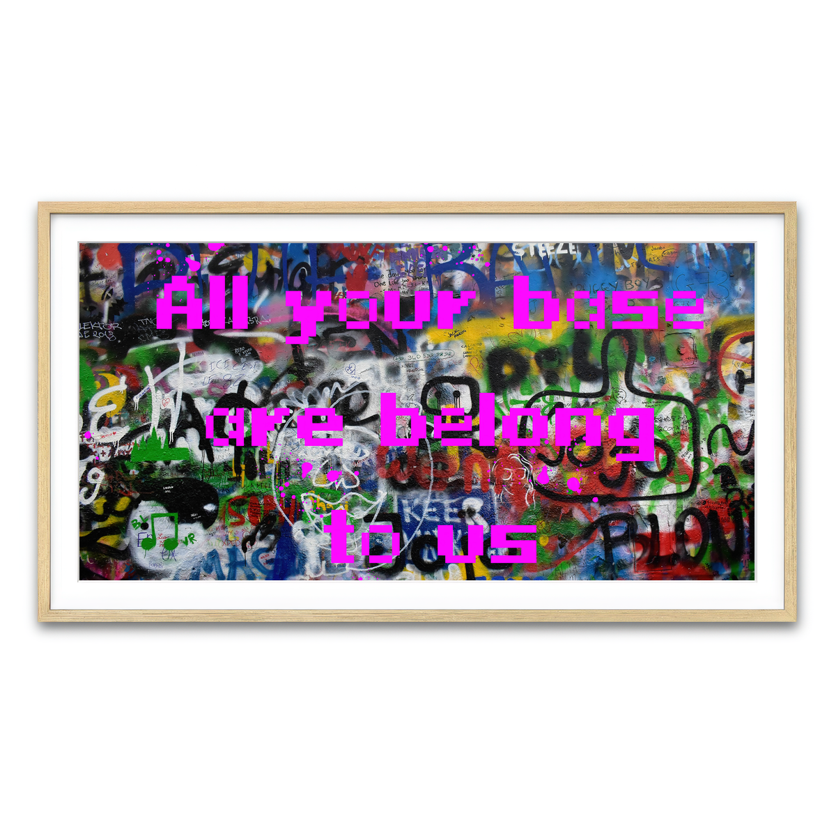 Framed Print 2x1 Natural