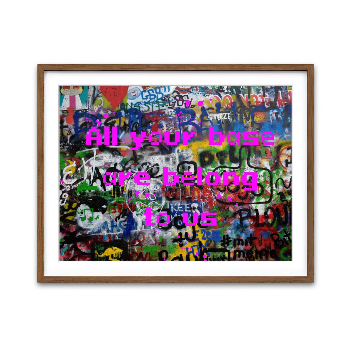 Framed Print 4x3 Walnut