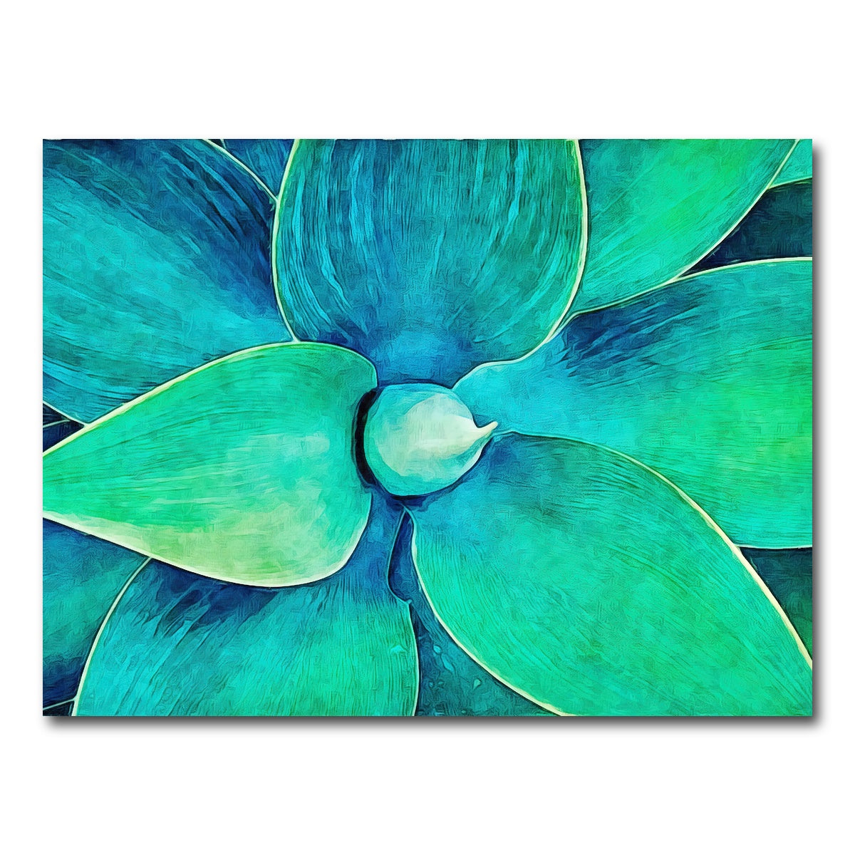 AUTO-MOCKUP WHITE | viridian starburst 3 | 1 Piece | Gallery Wrap Canvas | group=4x3