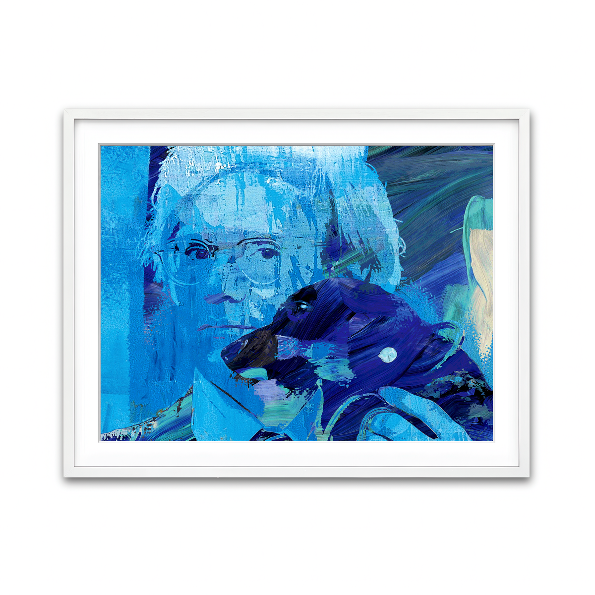 Framed Print 4x3 White