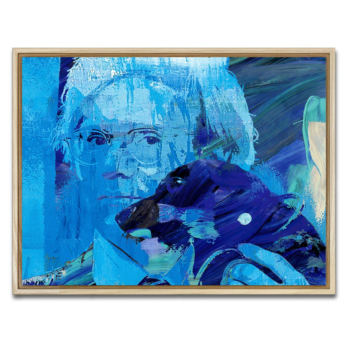 AUTO-MOCKUP WHITE | warhol and archie | 1 Piece | Natural Framed Canvas | group=4x3