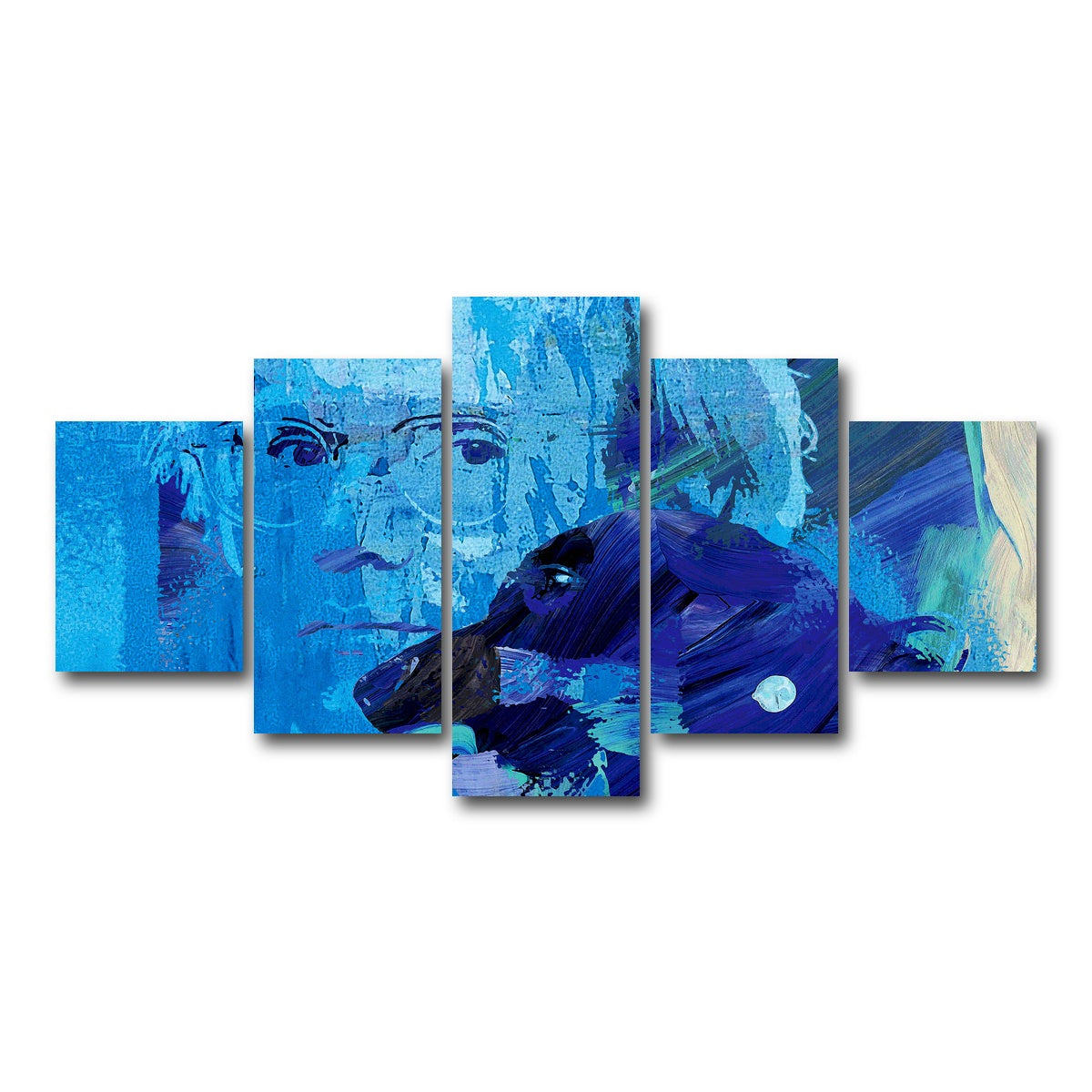 AUTO-MOCKUP WHITE | warhol and archie | 5 Piece | Gallery Wrap Canvas | group=5_short