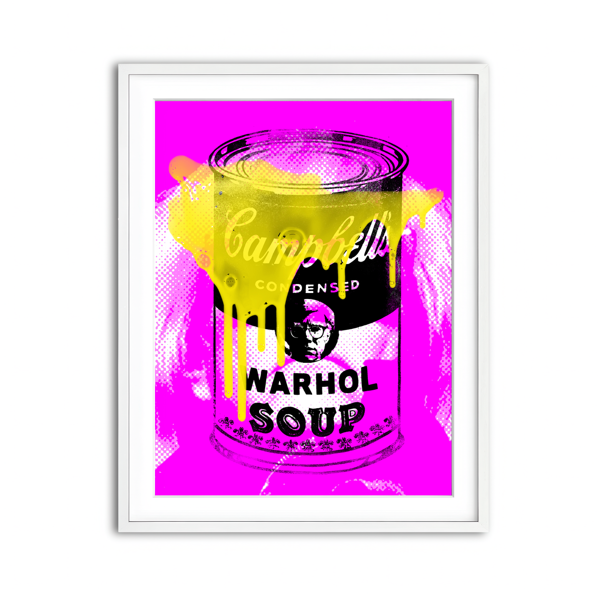 Framed Print 3x4 White