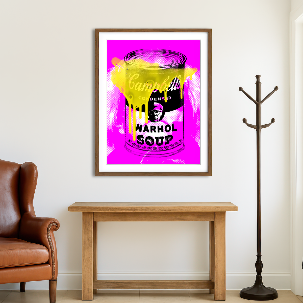 AUTO-MOCKUP ROOM | Warhol Soup 1 Wall Art