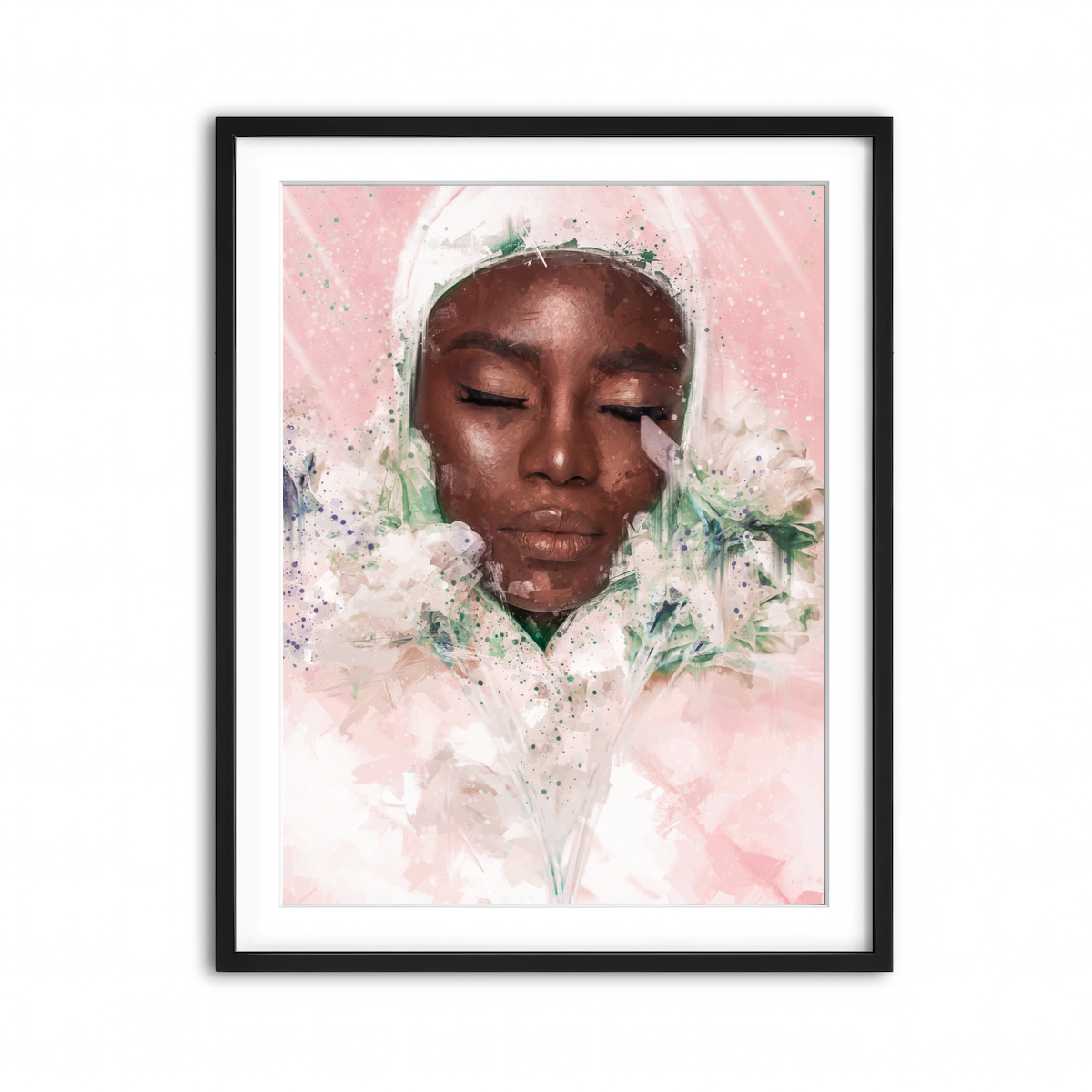 Framed Print 3x4 Black