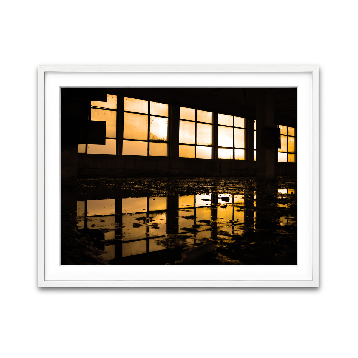 Framed Print 4x3 White