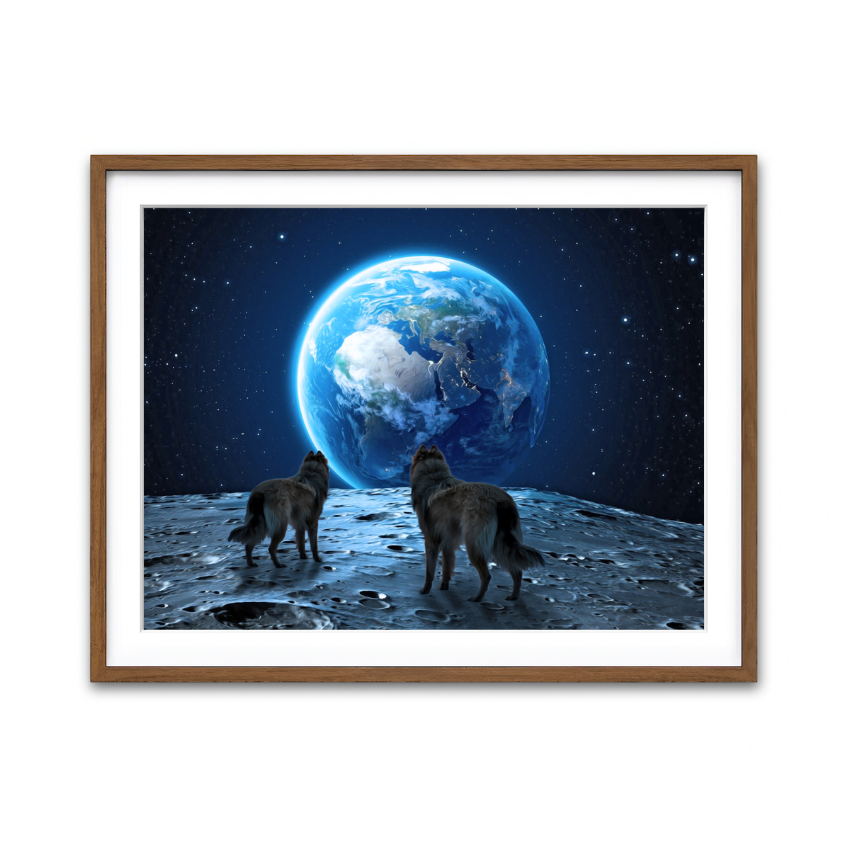 Framed Print 4x3 Walnut