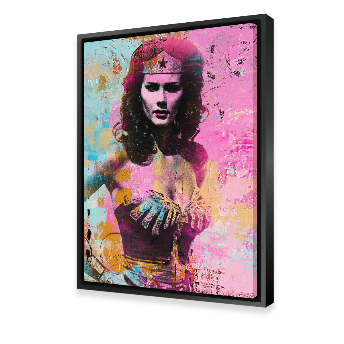Wonder Woman Circles Wall Art