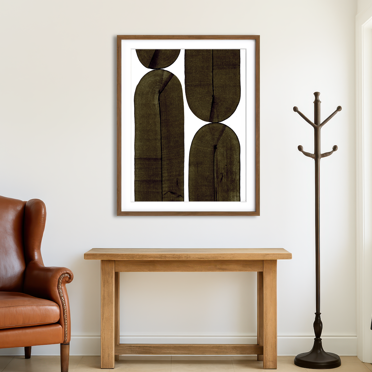 AUTO-MOCKUP ROOM | Wood2 Wall Art