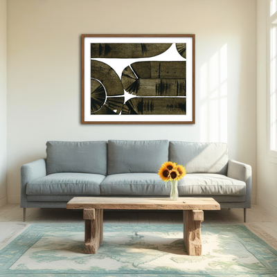 AUTO-MOCKUP ROOM | Wood3 Wall Art