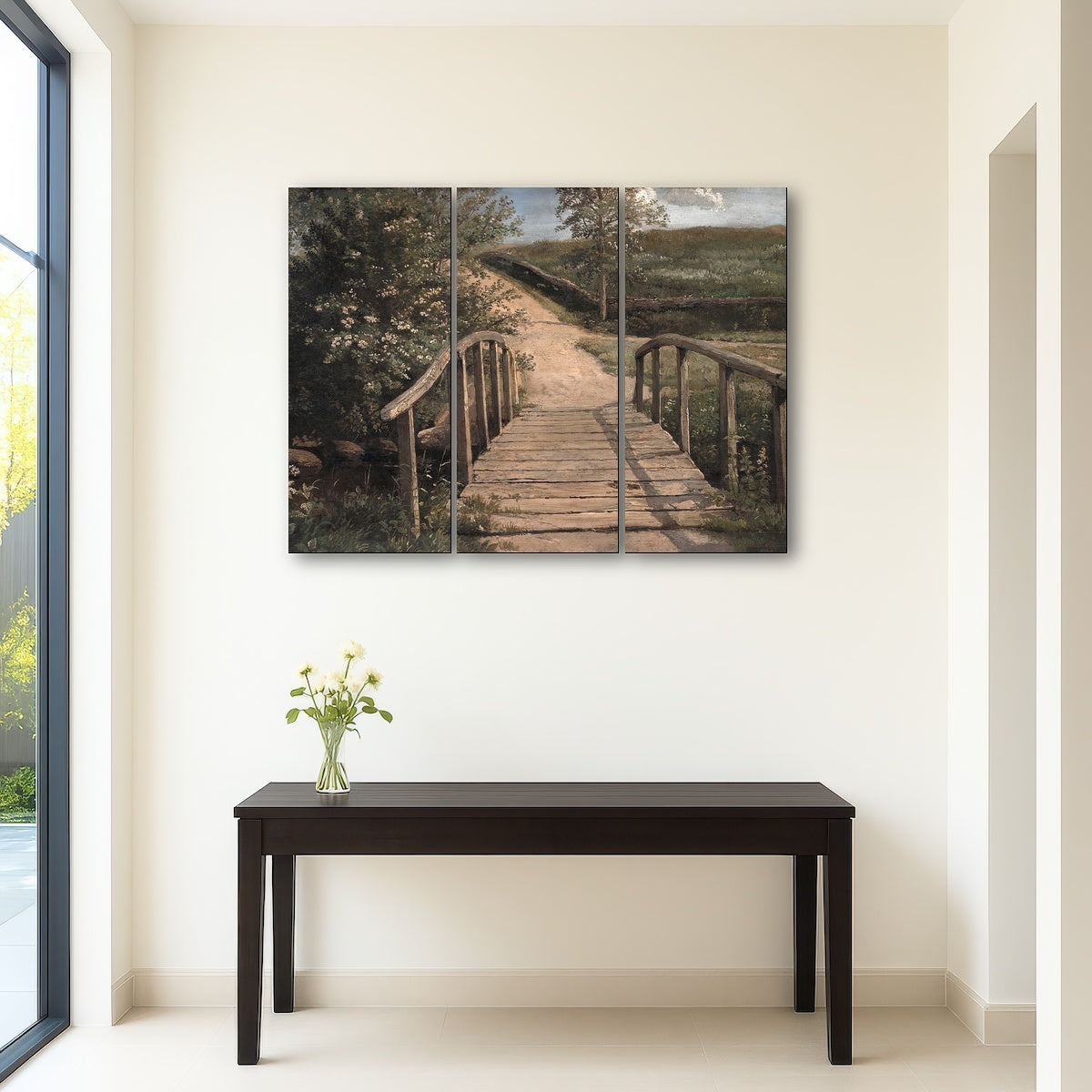 AUTO-MOCKUP ROOM | wooden bridge