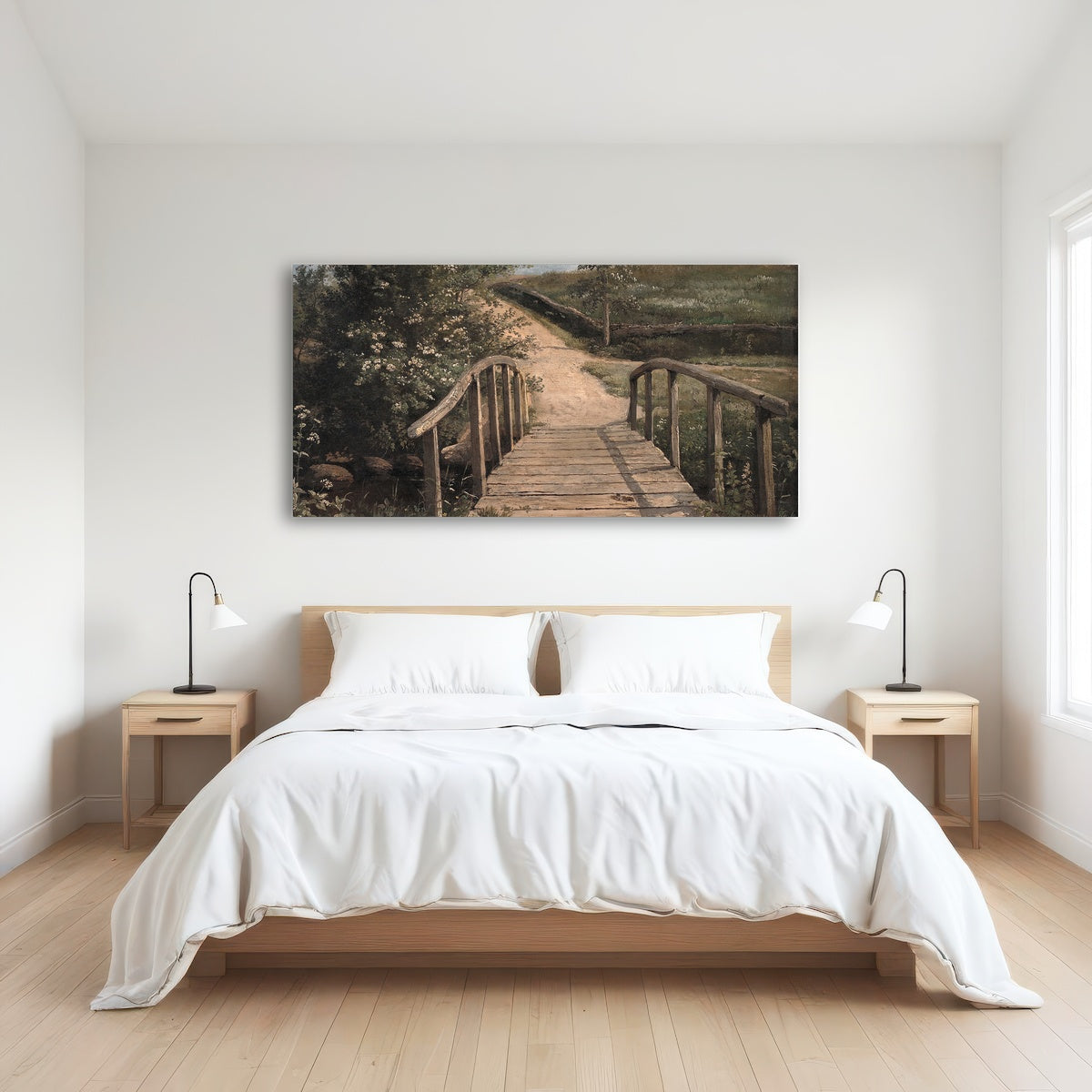 AUTO-MOCKUP ROOM | wooden bridge
