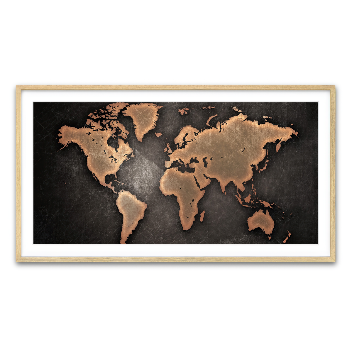 Framed Print 2x1 Natural