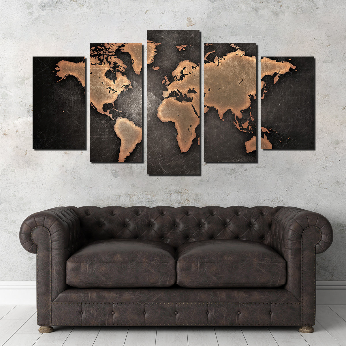 World Map Wall Art