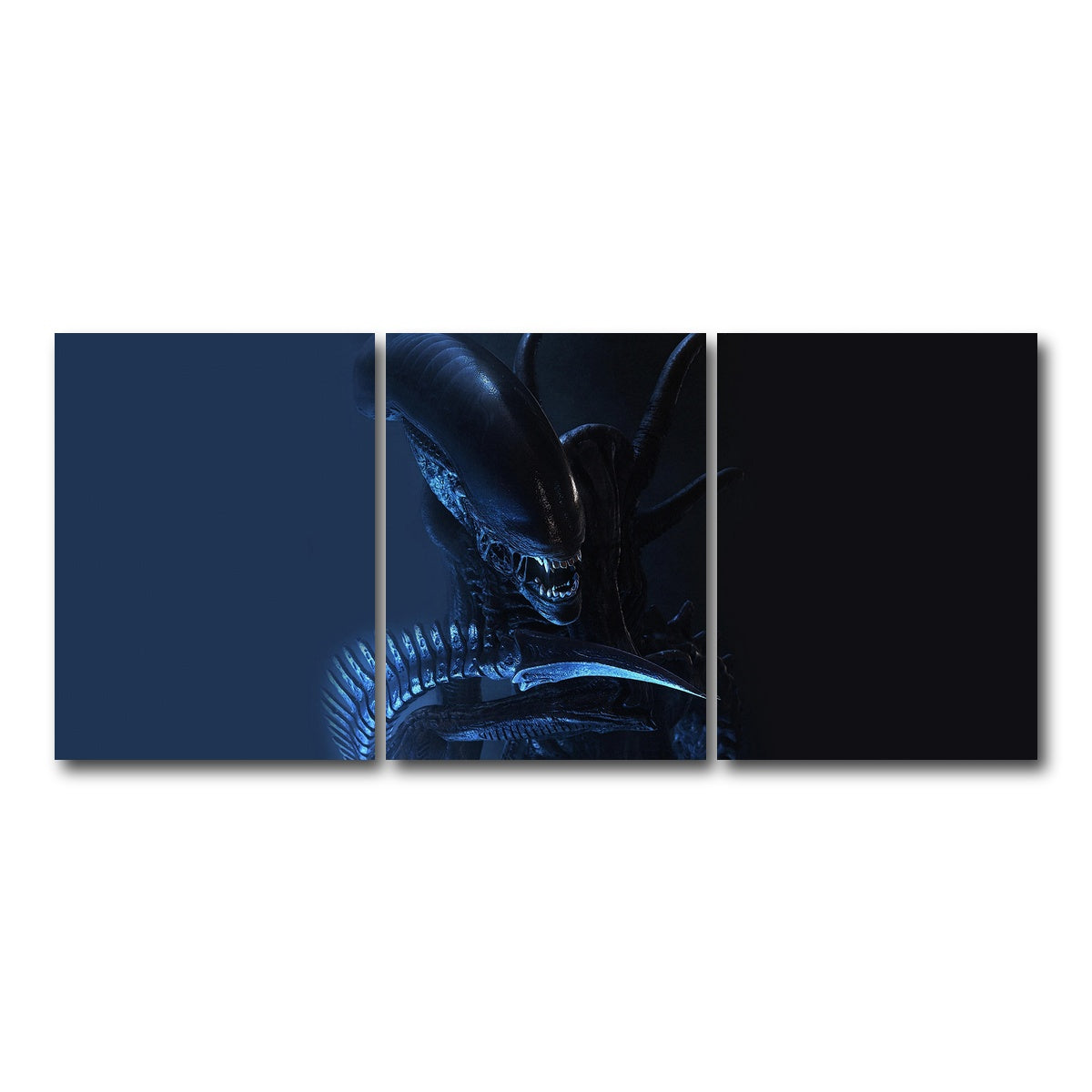 AUTO-MOCKUP WHITE | xenomorph | 3 Piece | Gallery Wrap Canvas | group=18x24
