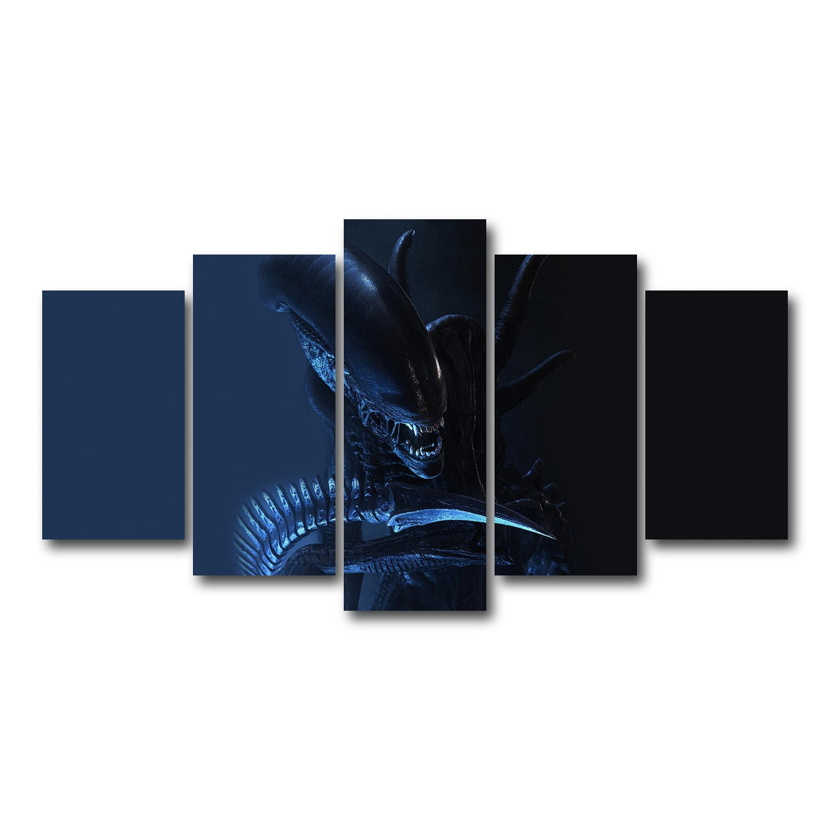 AUTO-MOCKUP WHITE | xenomorph | 5 Piece | Gallery Wrap Canvas | group=5_normal