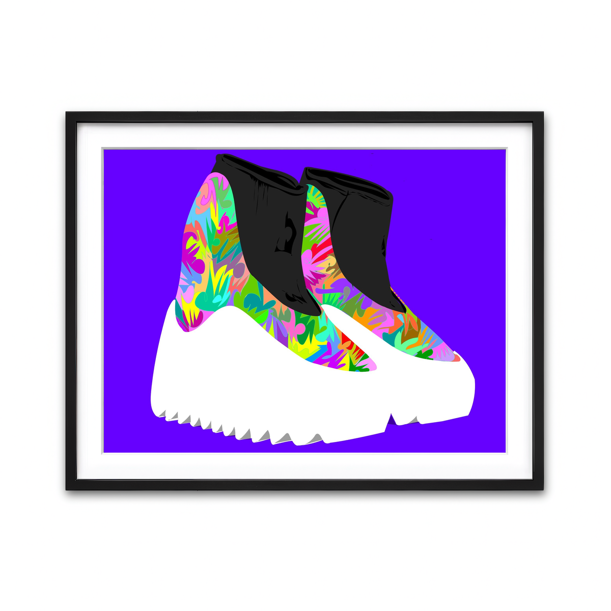 Framed Print 4x3 Black