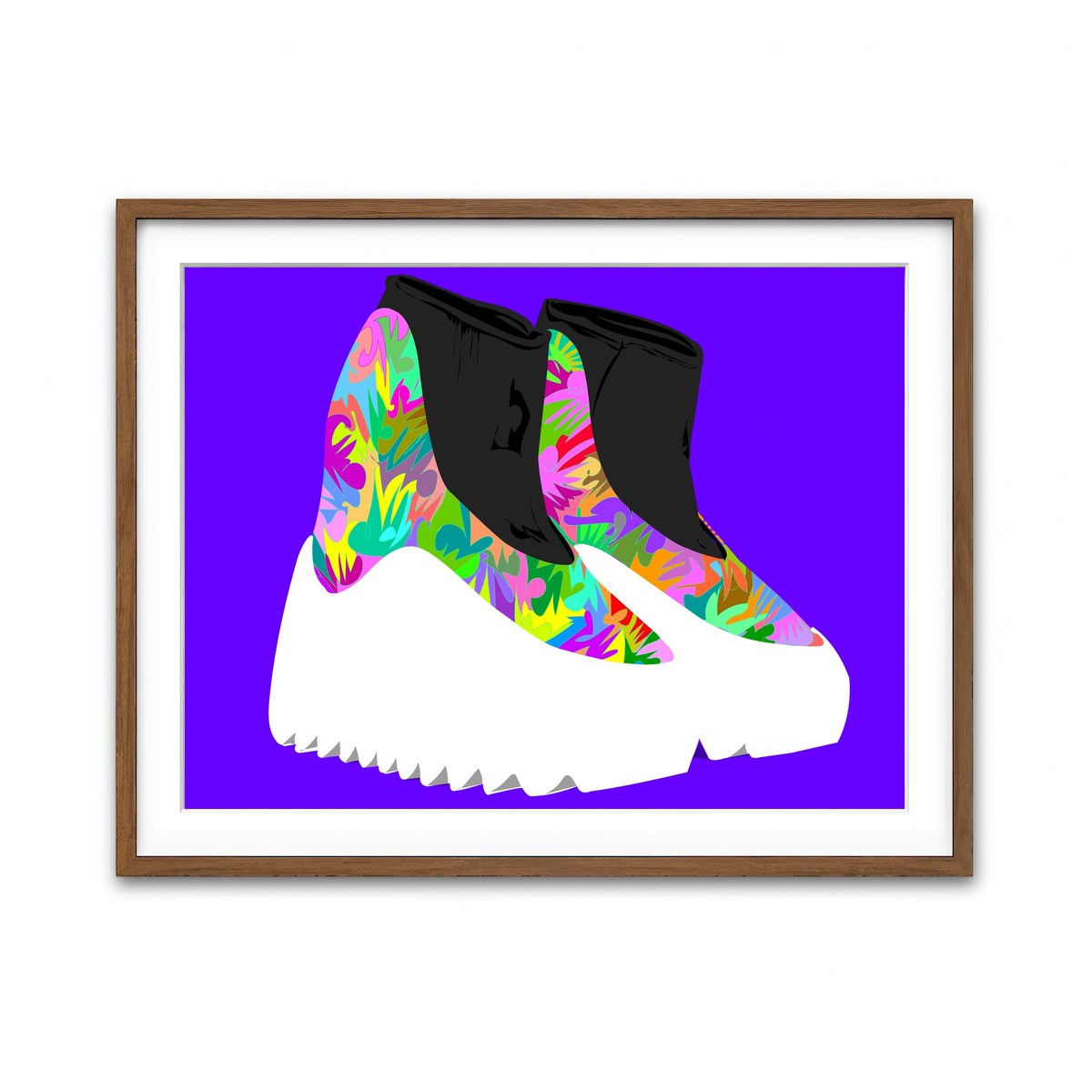 Framed Print 4x3 Walnut