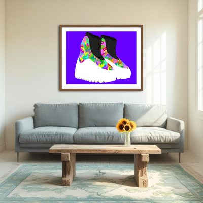 AUTO-MOCKUP ROOM | Yeezy Boots Future Wall Art