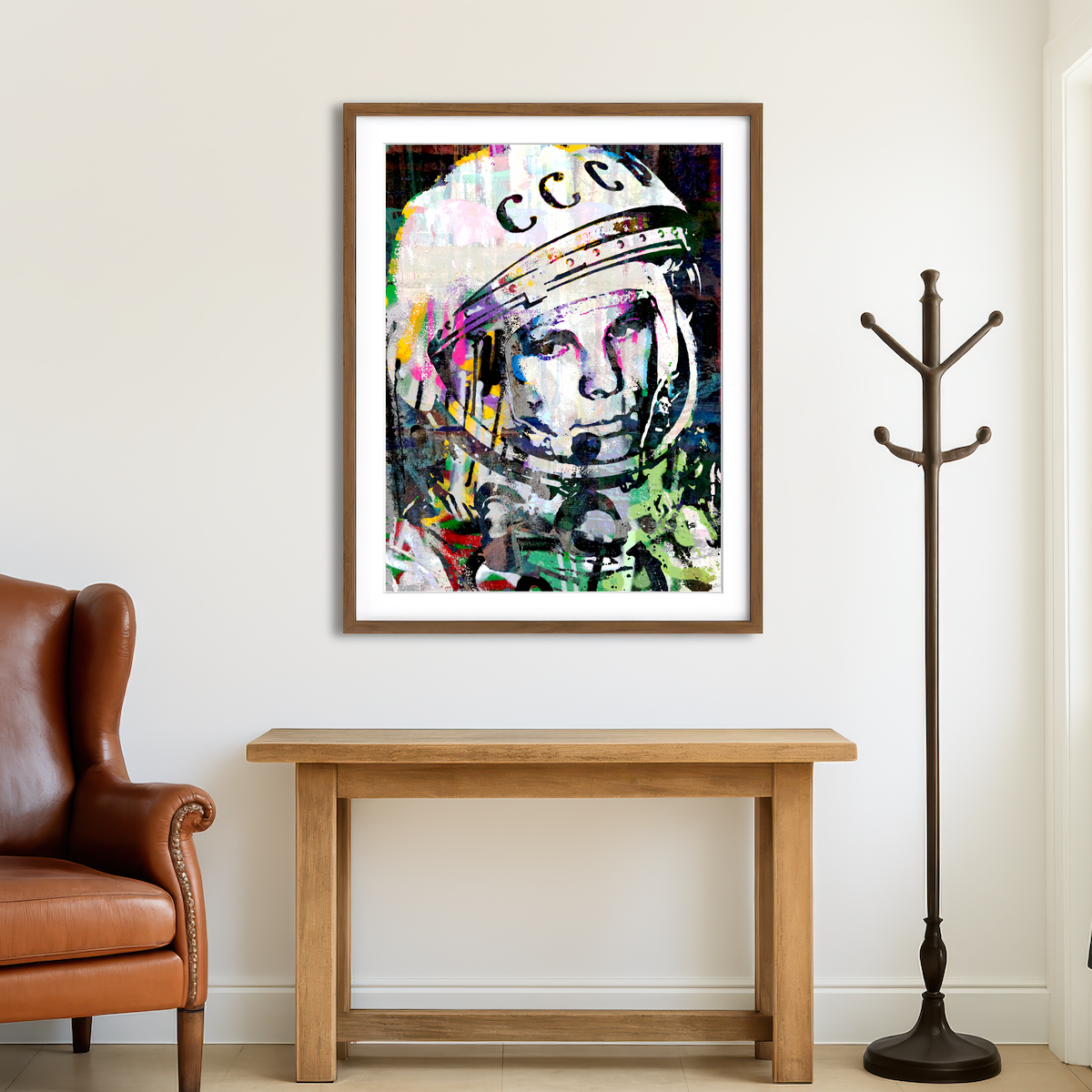 AUTO-MOCKUP ROOM | Yuri Gagarin Wall Art