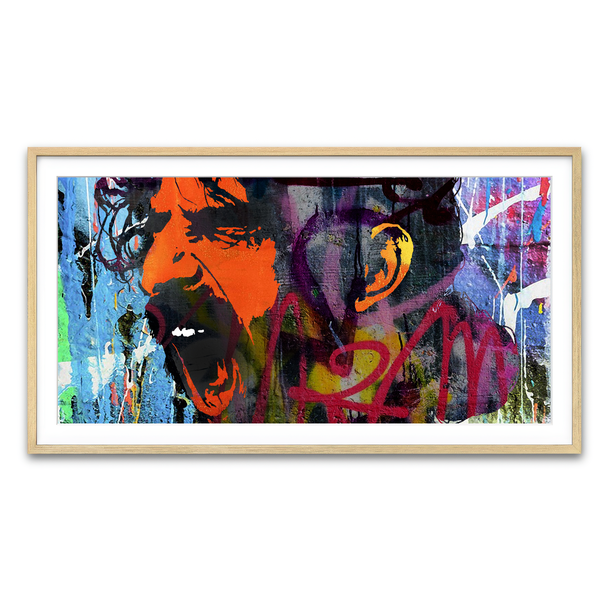 Framed Print 2x1 Natural