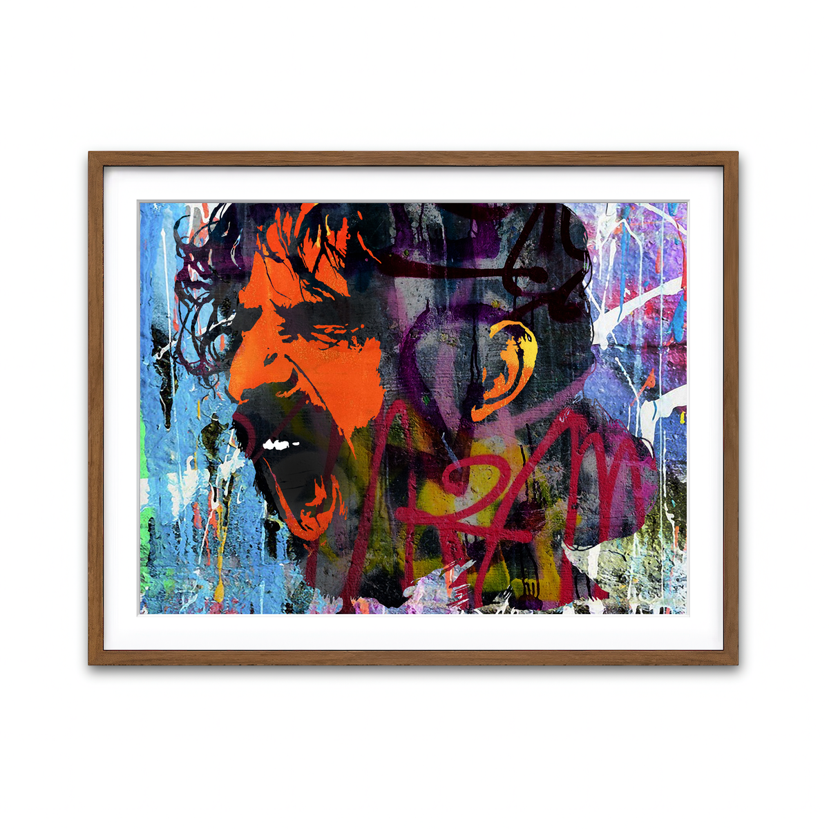 Framed Print 4x3 Walnut