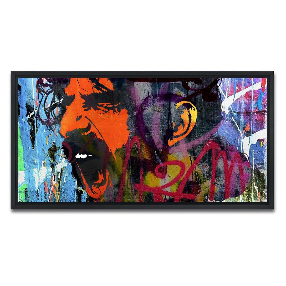 AUTO-MOCKUP WHITE | zappa | 1 Piece | Black Framed Canvas | group=2x1