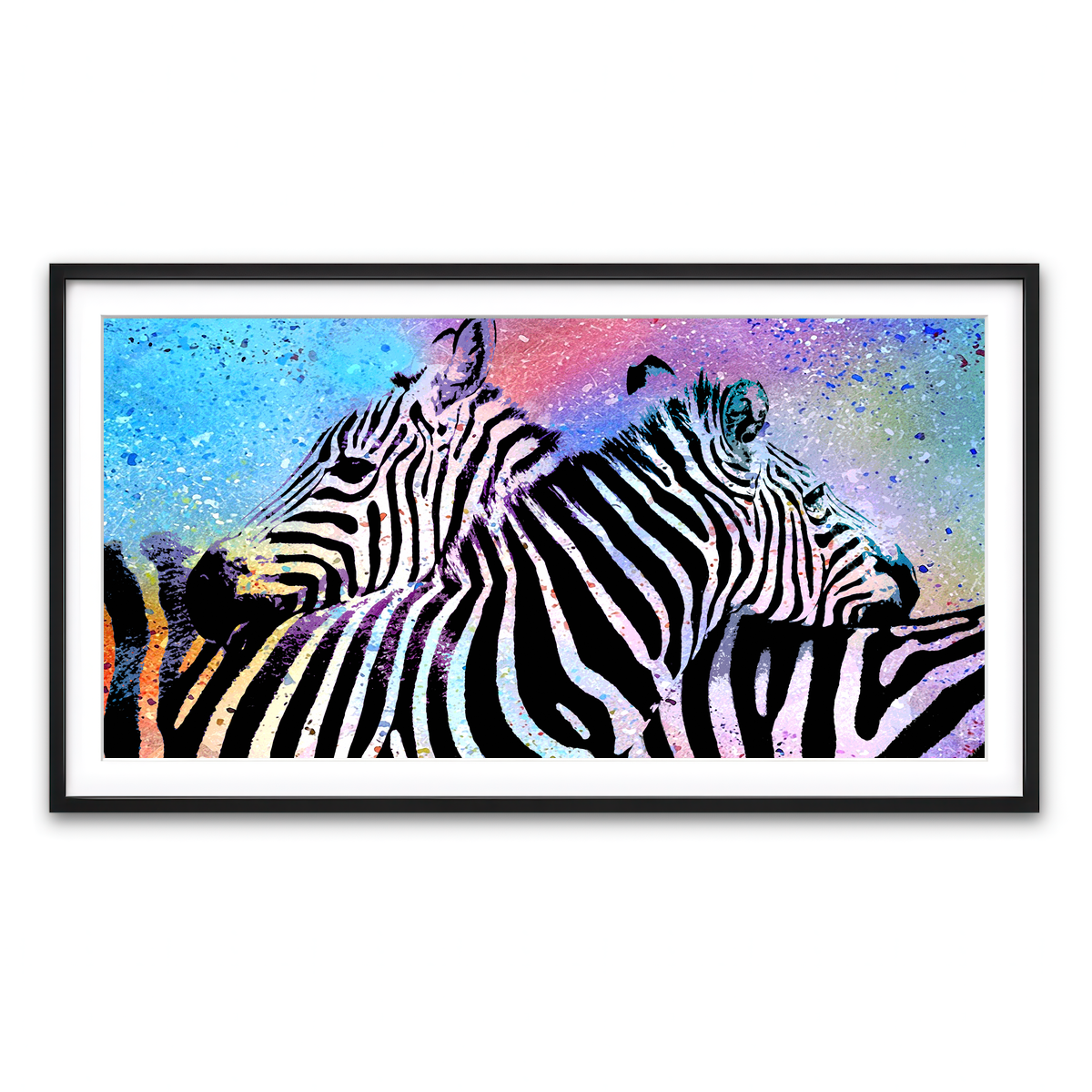 Framed Print 2x1 Black